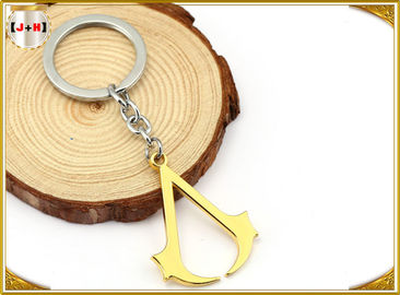 Portachiavi a anello del metallo degli accessori di Hangbag, nastro o anelli in serie di placcaggio dorati di Keychain