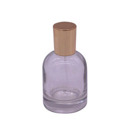 Tappi di bottiglia di vetro del profumo, cima dorata Iids di colore della copertura della bottiglia della crema di Zamac