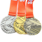 Medaglia su ordinazione corrente maratona di sport del metallo del premio in lega di zinco dell'oro 3D dell'OEM