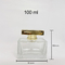 Bottiglia di profumo creativa 100ml con l'imballaggio del cosmetico della baionetta della bottiglia del vetro da bottiglia dello spruzzo del cappuccio di Zamak