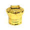 Tipo tappi di bottiglia di alluminio della corona del profumo di Zamak di colore dell'oro