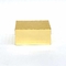 Tappo di bottiglia del profumo di Zamak di colore dell'oro di forma di rettangolo
