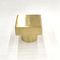 31*31*28mm Zamak Perfume Caps Logo personalizzato Silk Screen stampato