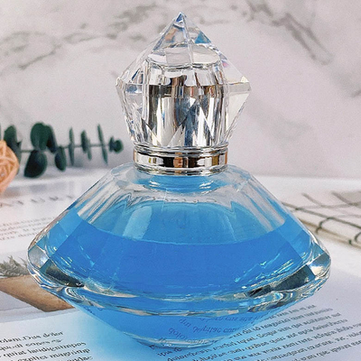 Le bottiglie di profumo di vetro di prima scelta all'ingrosso 75ml hanno modellato Crystal White Glass Transparent Perfume che le bottiglie possono essere W fornito