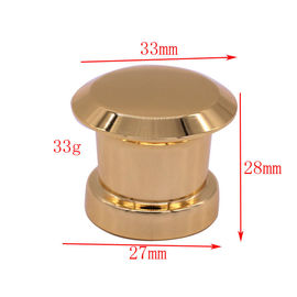 Il modo magnetico della copertura del profumo dei cappucci del profumo di Zamak del metallo dell'oro personalizza
