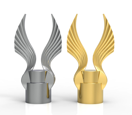 comprare Campione in lega di zinco di servizio della copertura del profumo della corona dell'oro che elabora progettazione libera online manufacture