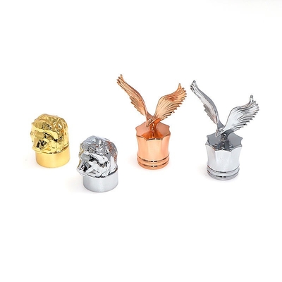 comprare L'oro ha placcato la personalizzazione d'imballaggio cosmetica dei cappucci del profumo di Zamak online manufacture