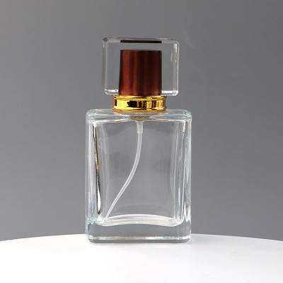 comprare Bottiglia separata del campione dei cosmetici della bottiglia di profumo del quadrato del punto della bottiglia della copertura dello spruzzo di viaggio acrilico di vetro trasparente della stampa online manufacture