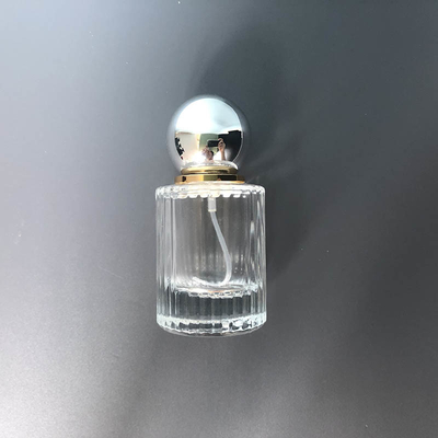 comprare I cosmetici di vetro portatili della bottiglia del sottomarino del profumo della barra verticale di profumo 30ML della bottiglia del cappuccio di qualità superiore della palla spruzzano la bottiglia vuota della bottiglia online manufacture