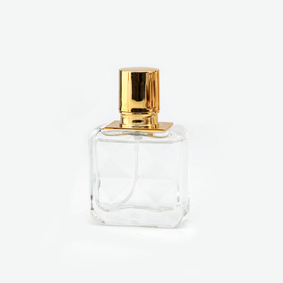comprare Bottiglia portatile trasparente di vetro dello spruzzo di profumo della bottiglia di profumo della bottiglia di vetro del quadrato della bottiglia di profumo dell'alto grado 30ml online manufacture