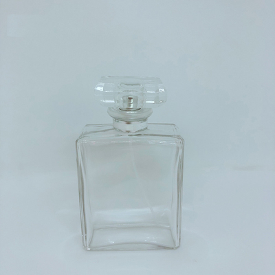 comprare 100ml la bottiglia del vetro da bottiglia del profumo di no. 5, la bottiglia vuota, l'ugello della baionetta, la stampa quadrata, cosmetici imbottiglia online manufacture