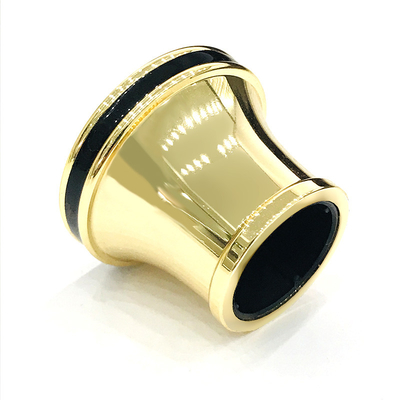 comprare Colore classico dell'oro con i tappi di bottiglia neri del profumo dell'alluminio di Zamak di colore online manufacture