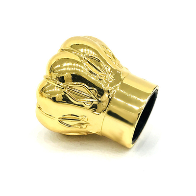 comprare Tappi di bottiglia di alluminio del profumo di Zamak di colore di lusso su ordinazione dell'oro online manufacture
