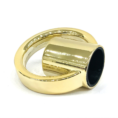 comprare Tappo di bottiglia in lega di zinco creativo di Ring Shape Metal Zamac Perfume dell'oro online manufacture