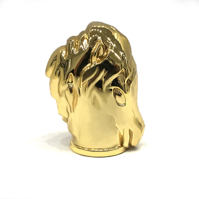 comprare Il cavallo in lega di zinco classico di colore dell'oro modella il tappo di bottiglia del profumo di Zamac del metallo online manufacture