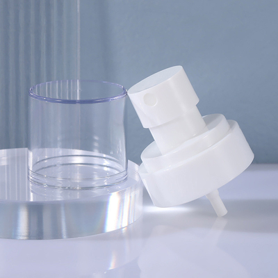 comprare La copertura bianca di metà spruzza la testa capa capa della pompa della bottiglia di vuoto della lozione di toner della pompa di plastica della bottiglia online manufacture