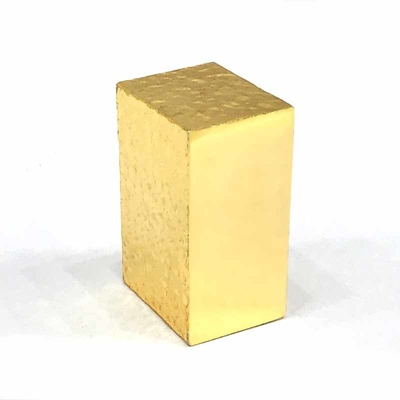 comprare Tappo di bottiglia del profumo di Zamak di colore dell'oro di forma di rettangolo online manufacture