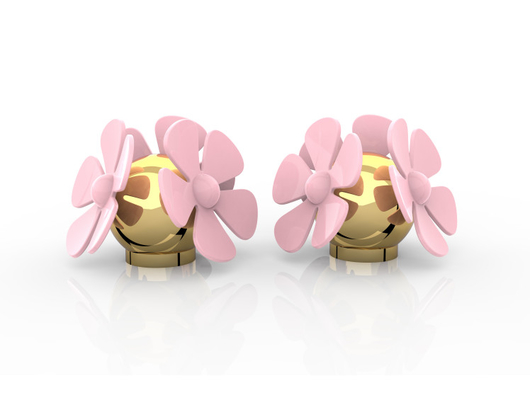 comprare Logo personalizzato a forma di fiore Zamak Cappucci per profumi in lega di zinco Copri profumi online manufacture