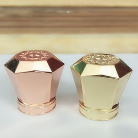 comprare I tappi di bottiglia del profumo del metallo di colore dell'oro la pressofusione che placca 118g in lega di zinco online manufacture