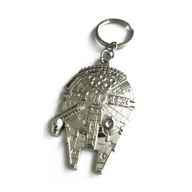 comprare Metallo su ordinazione in lega di zinco inciso placcatura d'argento Keychains per i regali di promozione online manufacture