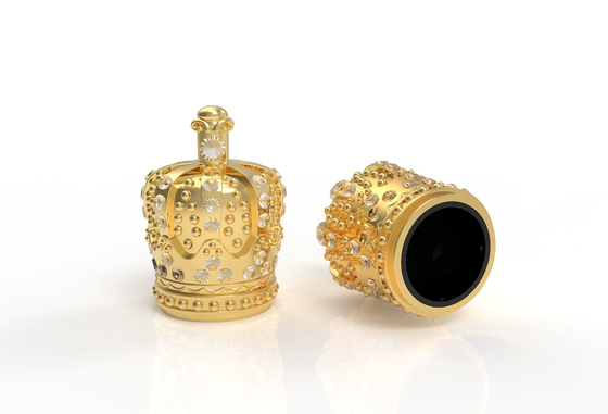 comprare Cappucci di profumo Zamak di cristallo di diamante di lusso personalizzati per le tue bottiglie di marca online manufacture
