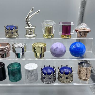 comprare ABS Plastic Perfume Bottle Cap with 15MM Port Size and Maximum Continuous Temperature 150 °F for Cosmetics Application online manufacture