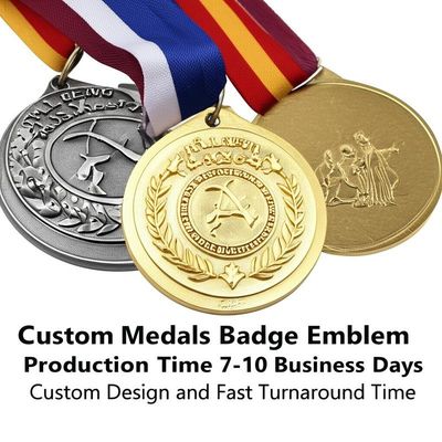 comprare Custom Metal Medal with 2mm Thickness and Customized Size Featuring Letterpress Printing for Elegant Souvenirs online manufacture