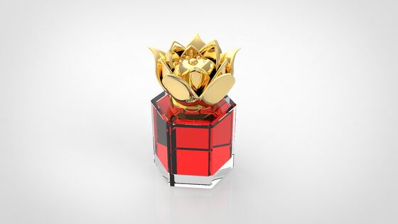 comprare Cappuccio per profumi in lega di zinco di loto 17.2 ml Cappuccio per profumi in oro fabbricazione online