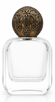 comprare Disegno floreale d'epoca Logo personalizzabile Cappuccio per profumi in lega di zinco leggero per bottiglie di profumi di lusso fabbricazione online