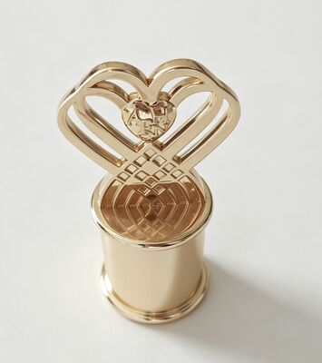 comprare Doppio Cuore Corona Zamak Tappo Profumo - Oro Lusso fabbricazione online