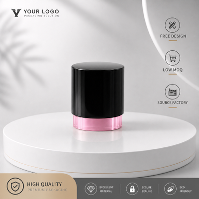 comprare Bottone di profumo a due colori lucente nero rosa di zinco cilindro di legno di profumo Capo di profumo a misura rotondo metallo Capo per bottiglia di profumo di lusso bottiglia di profumo di vetro cosmetico fabbricazione online