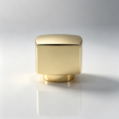 Acquistare Tappo profumo di lusso personalizzato con logo in oro quadrato in Zamac per flaconi di profumo fabbricazione online