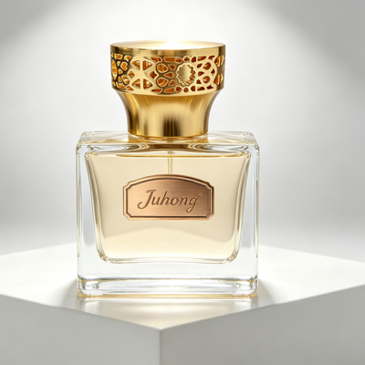 Acquistare Capo per profumi Zamac in oro lucido spazzolato, con taglio, copertura per bottiglie di profumi in lega di zinco, logo personalizzato, copertura per profumi in metallo scolpito fabbricazione online