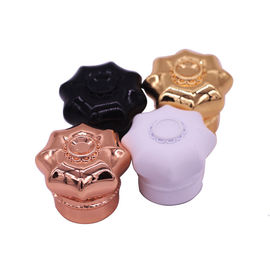 comprare Copertura in lega di zinco di cristallo unica del profumo di progettazione, copertura di corona del metallo di forma del fiore online manufacture