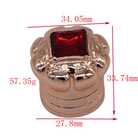 comprare Il profumo decorativo di Zamak di modo del diamante ricopre i tappi di bottiglia su ordinazione del profumo online manufacture