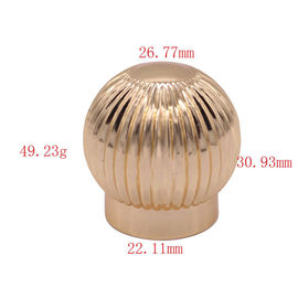 comprare Copertura in lega di zinco su ordinazione del profumo del dado di cappelli del profumo di Zamak di colore dell'oro di dimensione online manufacture