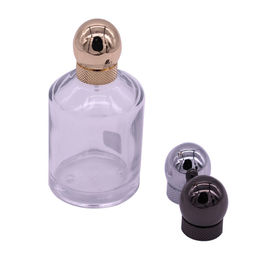 comprare Il cappuccio rotondo di lusso del profumo del metallo del coperchio a vite della bottiglia di profumo libera la progettazione online manufacture