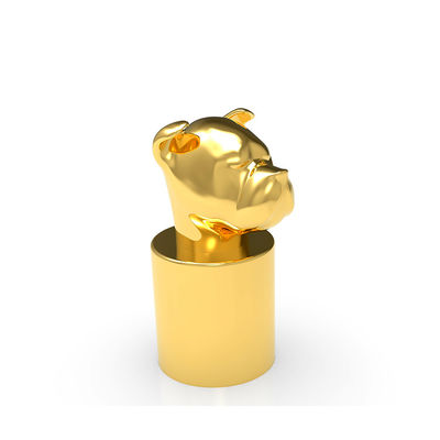 comprare Tappi di bottiglia su ordinazione del profumo di iso 9001 di Fasion dell'oro della testa di cane online manufacture