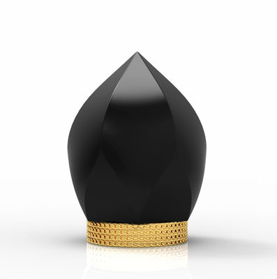 comprare Metallo di lusso in lega di zinco di doratura del tappo di bottiglia del profumo che segna logo con lettere su misura online manufacture
