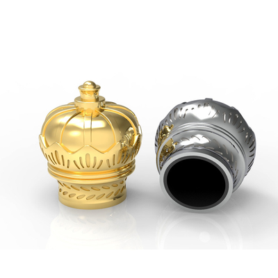 comprare La corona su ordinazione di Zamak di profumo della copertura materiale in lega di zinco della bottiglia ha modellato online manufacture