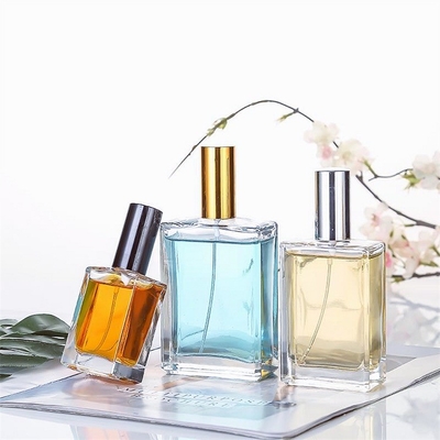 comprare materiale di vetro di lusso del profumo di 10ml 15ml dell'olio della bottiglia quadrata piana dello spruzzo online manufacture