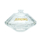 Le bottiglie di profumo di vetro di prima scelta all'ingrosso 75ml hanno modellato Crystal White Glass Transparent Perfume che le bottiglie possono essere W fornito