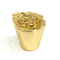 Il tipo su ordinazione oro del fiore della luce colora i tappi di bottiglia di alluminio del profumo di Zamak