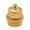 Cappucci del profumo di Zamak dell'oro di colore per il collo di 15mm, cappuccio magnetico durevole del profumo