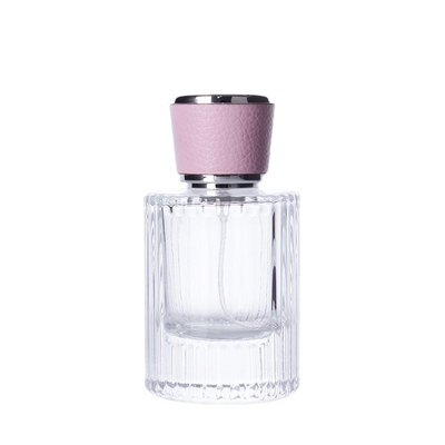 Nuova bottiglia del Subpackage del profumo dello spruzzo della baionetta della bottiglia di profumo della banda verticale 50ml con l'anziano della bottiglia di profumo del cappuccio