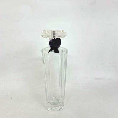 La bottiglia vuota di Rosa 100ml del profumo del vetro da bottiglia della bottiglia della baionetta di mezzanotte della stampa profuma la bottiglia sotto premio d'imballaggio