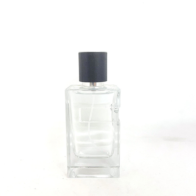 La bottiglia inferiore spessa di vetro di Snap-on del quadrato del vetro da bottiglia del profumo spruzza l'imballaggio del profumo