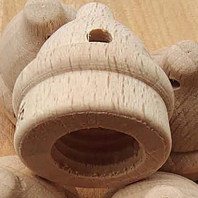 L'automobile del cappuccio di legno di faggio di aromaterapia del profumo profuma il diametro del filo del tappo di bottiglia 12mm intorno al tipo del cappello personalizzabile