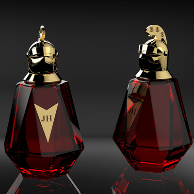 Cappucci per profumo in zama serigrafata con stampaggio del logo nei colori oro/argento/personalizzati
