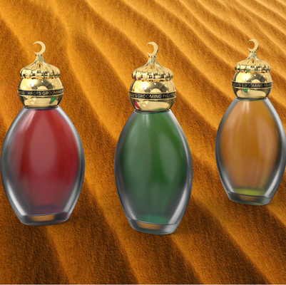 Bottiglia di profumo moderno Zamac Cappuccio per profumo per la bottiglia di profumo quadrato con aspetto personalizzato